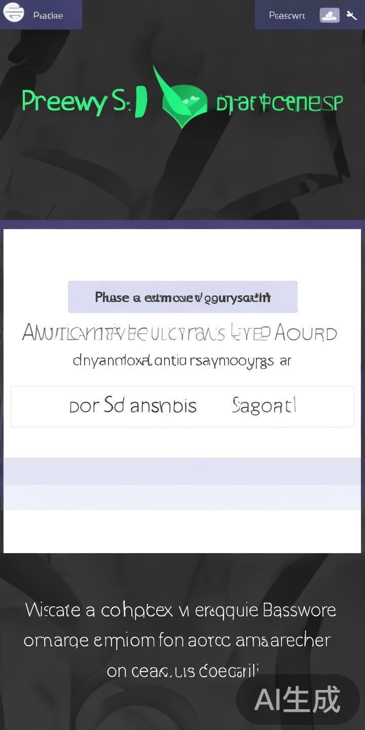 【详细攻略】解决天天游棋牌忘记密码问题的完整步骤指南 验证成功后,系统会提示你输入新密码。建议设置一个复